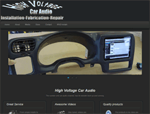 Tablet Screenshot of highvoltagecaraudio.com